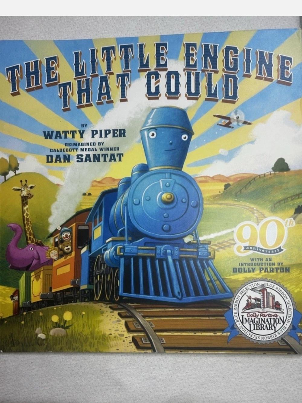 The Little Engine That Could Kids Book - Blue